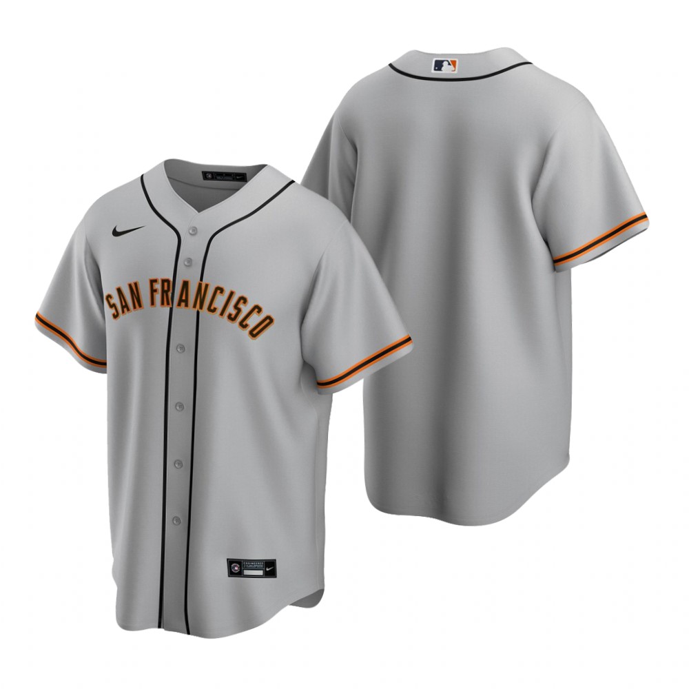 San Francisco Giants Team Gray Replica Road Jersey San Francisco Giants Team Gray Replica Road Jersey