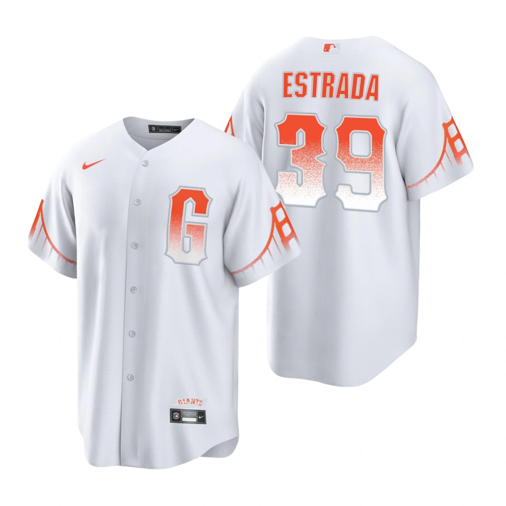San Francisco Giants Thairo Estrada White 2021 City Connect Replica Jersey San Francisco Giants Thairo Estrada White 2021 City Connect Replica Jersey
