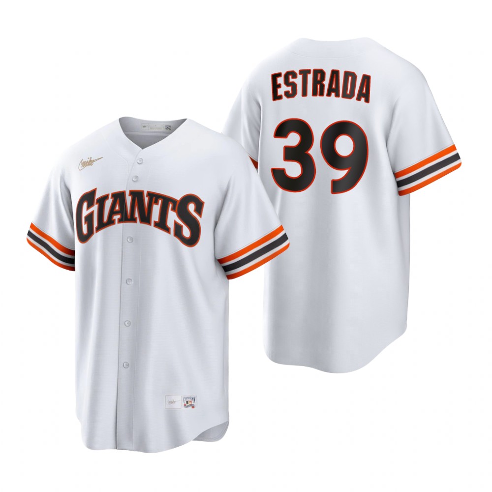 San Francisco Giants Thairo Estrada White Cooperstown Collection Jersey San Francisco Giants Thairo Estrada White Cooperstown Collection Jersey