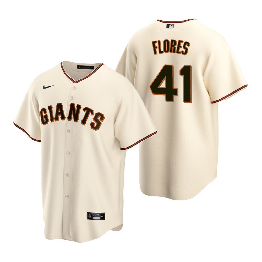 San Francisco Giants Wilmer Flores Cream Home Replica Jersey San Francisco Giants Wilmer Flores Cream Home Replica Jersey