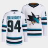 San Jose Sharks Alexander Barabanov 2022-23 Home Teal Jersey