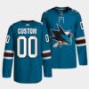 San Jose Sharks Custom Los Tiburones Black Specialty Jersey