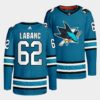 San Jose Sharks Kevin Labanc 30th Anniversary Heritage Teal Jersey