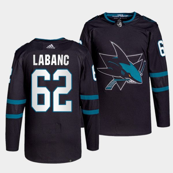San Jose Sharks Kevin Labanc Alternate Black Jersey San Jose Sharks Kevin Labanc Alternate Black Jersey