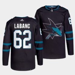 San Jose Sharks Kevin Labanc Alternate Black Jersey
