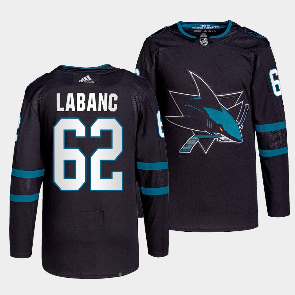 San Jose Sharks Kevin Labanc Alternate Black Jersey San Jose Sharks Kevin Labanc Alternate Black Jersey