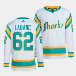 San Jose Sharks Kevin Labanc Reverse White Jersey