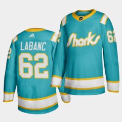 San Jose Sharks Kevin Labanc Teal Player Jersey