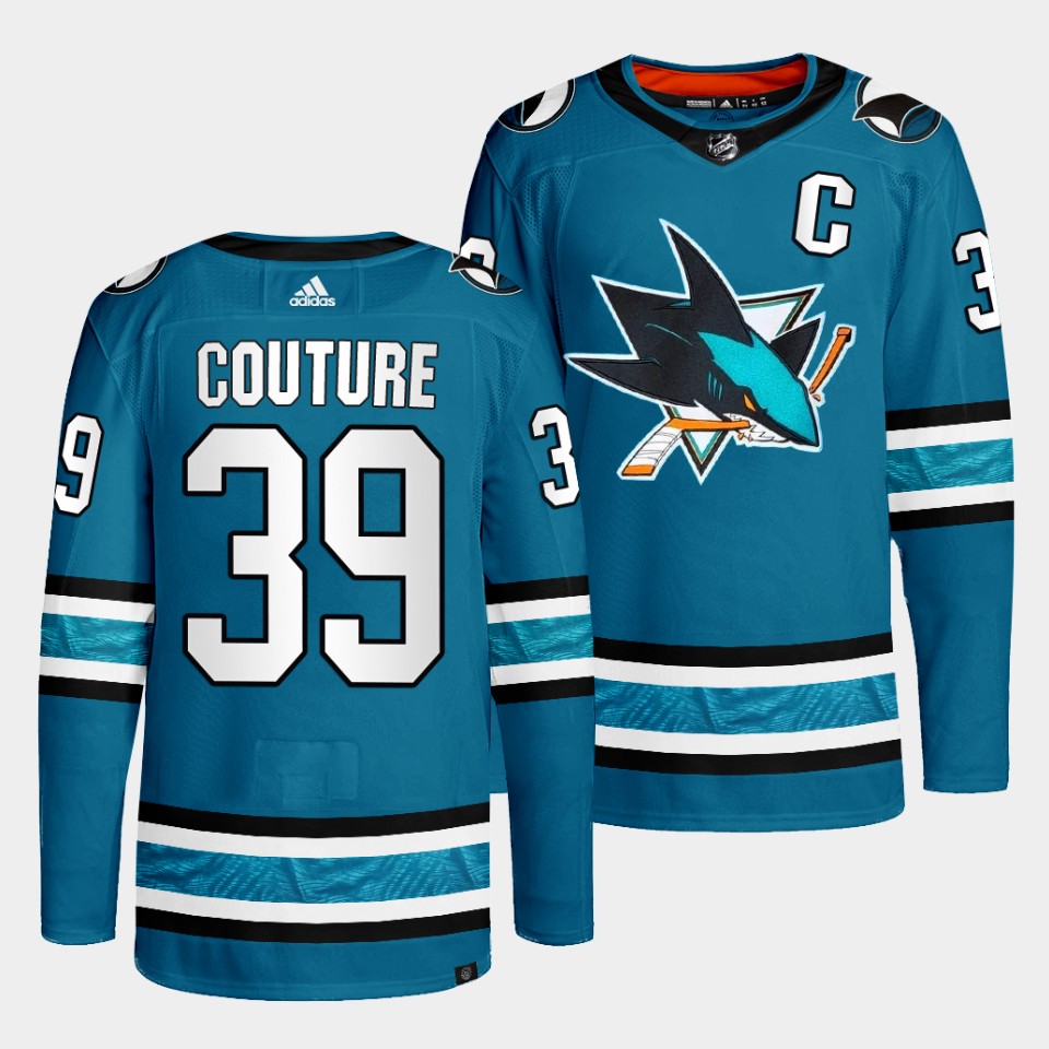 San Jose Sharks Logan Couture 2022-23 Home Teal Jersey San Jose Sharks Logan Couture 2022-23 Home Teal Jersey