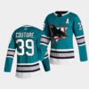 San Jose Sharks Logan Couture 2023 St. Patricks Day Green Jersey