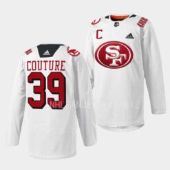 San Jose Sharks Logan Couture 49er Mash-Up White Jersey