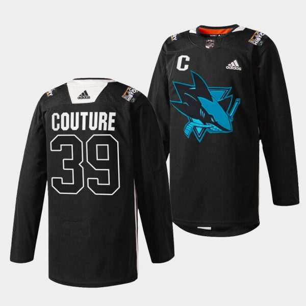 San Jose Sharks Logan Couture Black History Month Black Jersey San Jose Sharks Logan Couture Black History Month Black Jersey