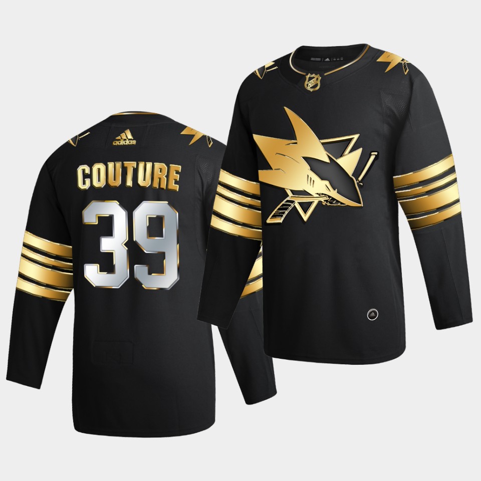 San Jose Sharks Logan Couture Golden Edition Limited Black Jersey San Jose Sharks Logan Couture Golden Edition Limited Black Jersey