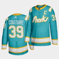San Jose Sharks Logan Couture Teal Player Jersey