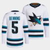 San Jose Sharks Matt Benning Alternate Black Jersey