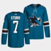San Jose Sharks Nico Sturm Alternate Black Jersey