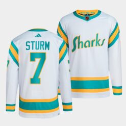 San Jose Sharks Nico Sturm Reverse White Jersey