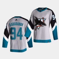 San Jose Sharks Reverse Alexander Barabanov Gray Special Edition Jersey