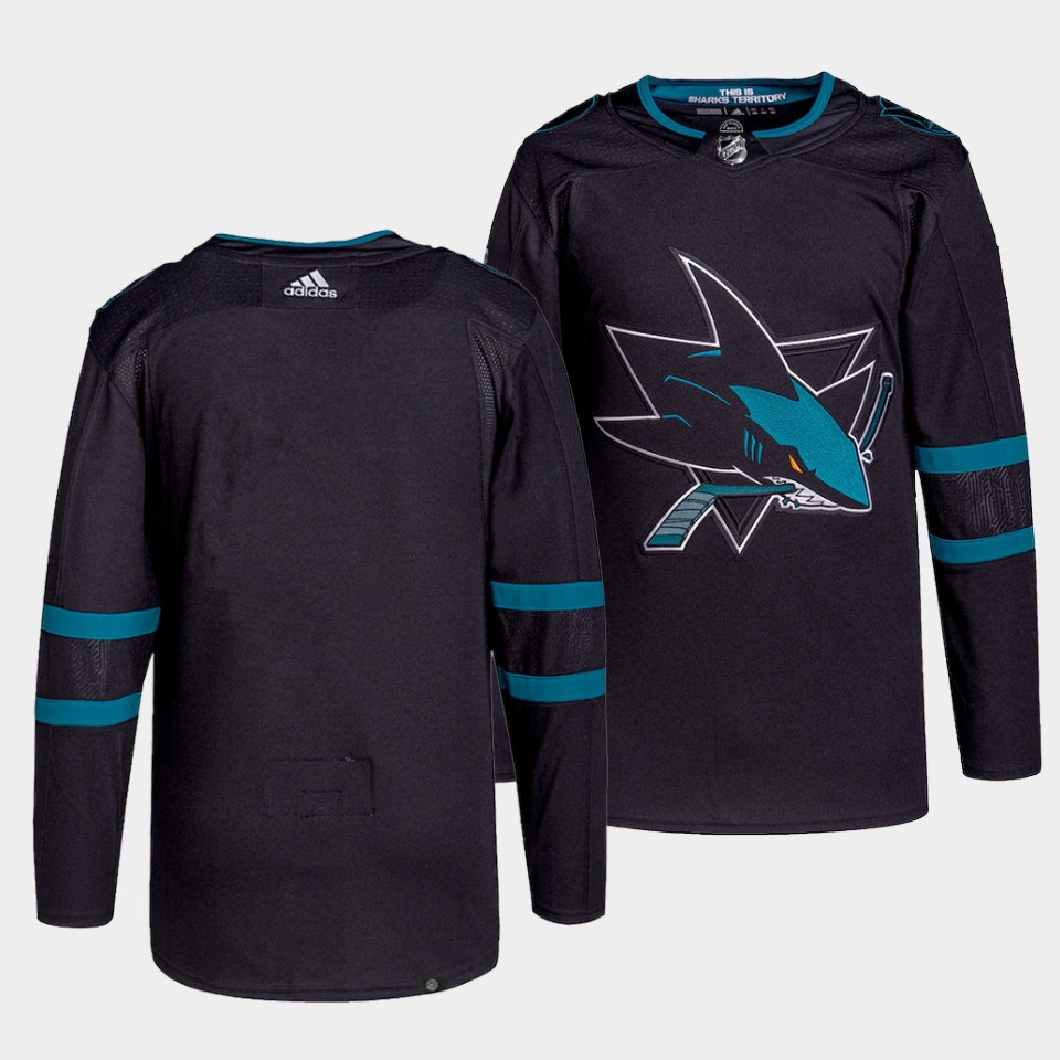 San Jose Sharks Team Black Alternate Jersey San Jose Sharks Team Black Alternate Jersey