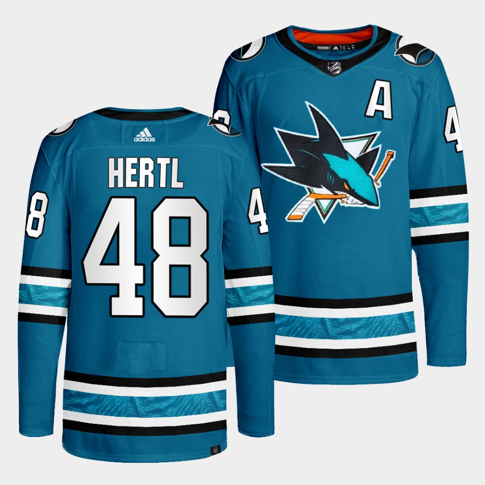 San Jose Sharks Tomas Hertl 2022-23 Home Teal Jersey San Jose Sharks Tomas Hertl 2022-23 Home Teal Jersey