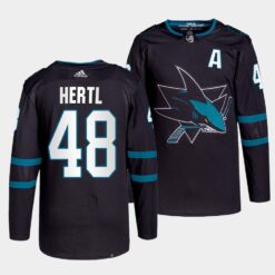San Jose Sharks Tomas Hertl Alternate Black Jersey