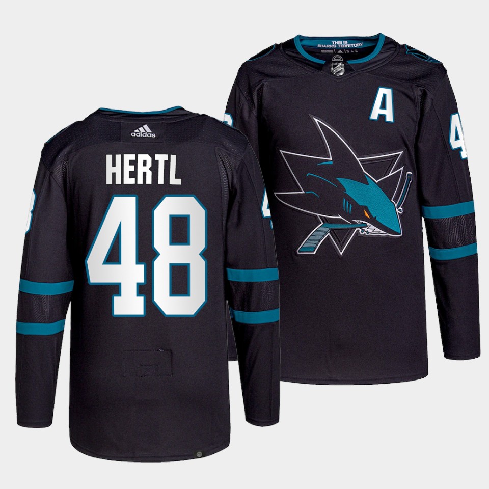 San Jose Sharks Tomas Hertl Alternate Black Jersey San Jose Sharks Tomas Hertl Alternate Black Jersey