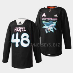 San Jose Sharks Tomas Hertl Los Tiburones Black Specialty Jersey