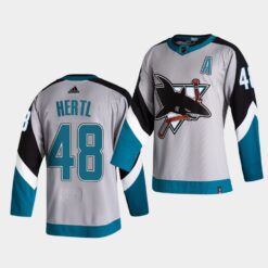 San Jose Sharks Tomas Hertl Reverse Grey Special Edition Jersey