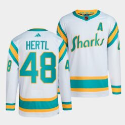 San Jose Sharks Tomas Hertl Reverse White Jersey