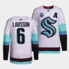 Seattle Kraken Adam Larsson Home Navy Jersey