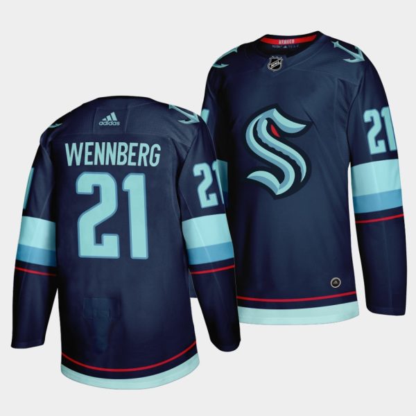 Seattle Kraken Alexander Wennberg Home Jersey Seattle Kraken Alexander Wennberg Home Jersey