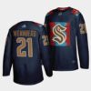Seattle Kraken Alexander Wennberg Reverse Ice Blue Jersey