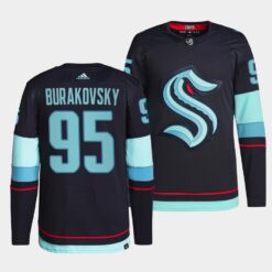 Seattle Kraken Andre Burakovsky Home Navy Jersey