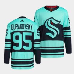 Seattle Kraken Andre Burakovsky Reverse Ice Blue Jersey