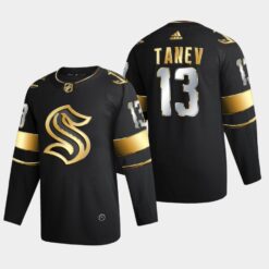Seattle Kraken Brandon Tanev Golden Edition Black Jersey
