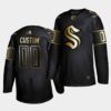 Seattle Kraken Custom 2023 Black History Month Black specialty Jersey