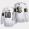 Seattle Kraken Custom HockeyFightsCancer White  Jersey