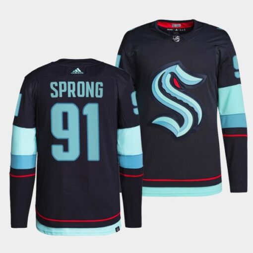 Seattle Kraken Daniel Sprong Home Navy Jersey