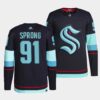 Seattle Kraken Jaden Schwartz 2023 St. Patricks Day Green Jersey