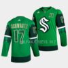 Seattle Kraken Jaden Schwartz 2023 Black History Month Black specialty Jersey Seattle Kraken Jaden Schwartz 2023 Black History Month Black specialty Jersey