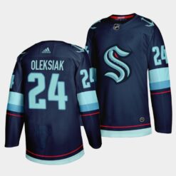 Seattle Kraken Jamie Oleksiak Home Navy Jersey
