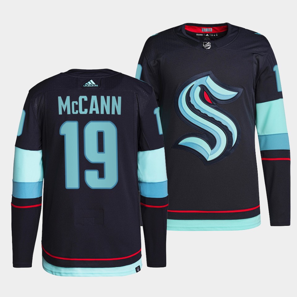 Seattle Kraken Jared McCann Home Navy Jersey Seattle Kraken Jared McCann Home Navy Jersey