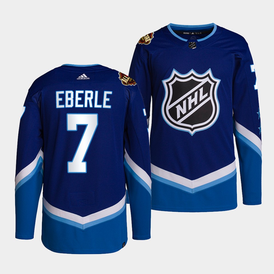 Seattle Kraken Jordan Eberle 2022 NHL All-Star Blue Jersey Seattle Kraken Jordan Eberle 2022 NHL All-Star Blue Jersey