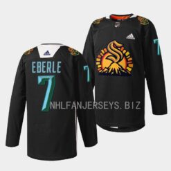 Seattle Kraken Jordan Eberle Black History Month Black specialty Jersey
