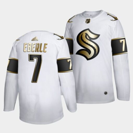 Seattle Kraken Jordan Eberle Golden Edition White Jersey