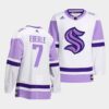 Seattle Kraken Jordan Eberle Military Appreciation Night Black Jersey