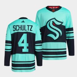 Seattle Kraken Justin Schultz Reverse Ice Blue Jersey
