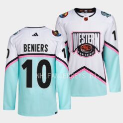 Seattle Kraken Matty Beniers Western Conference 2023 NHL All-Star Game Jersey