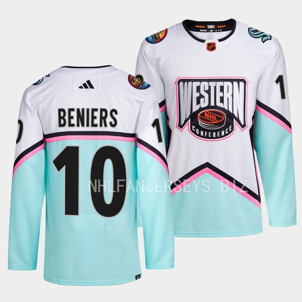 Seattle Kraken Matty Beniers Western Conference 2023 NHL All-Star Game Jersey Seattle Kraken Matty Beniers Western Conference 2023 NHL All-Star Game Jersey