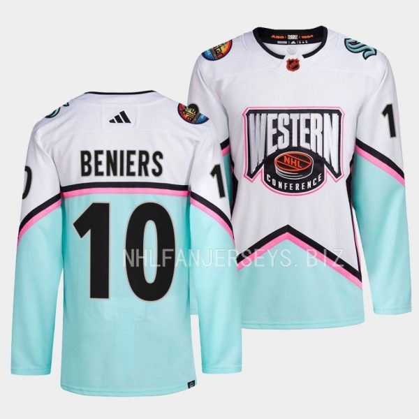 Seattle Kraken Matty Beniers Western Conference 2023 NHL All-Star Game Jersey Seattle Kraken Matty Beniers Western Conference 2023 NHL All-Star Game Jersey